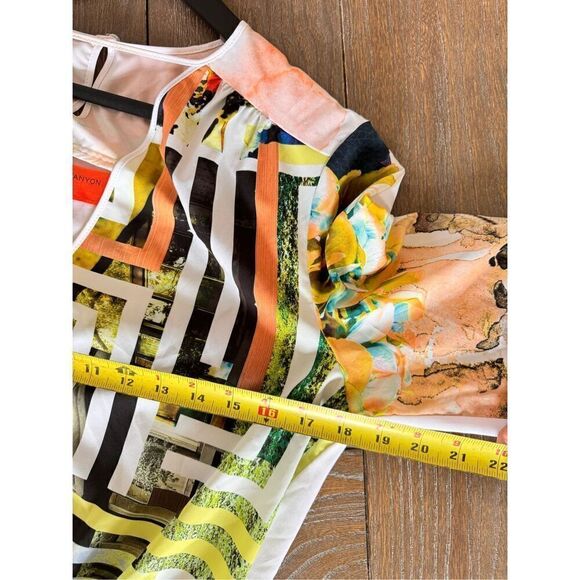 Clover Canyon Floral Maze Mini Dress in Multi Size Medium - Picture 9 of 9